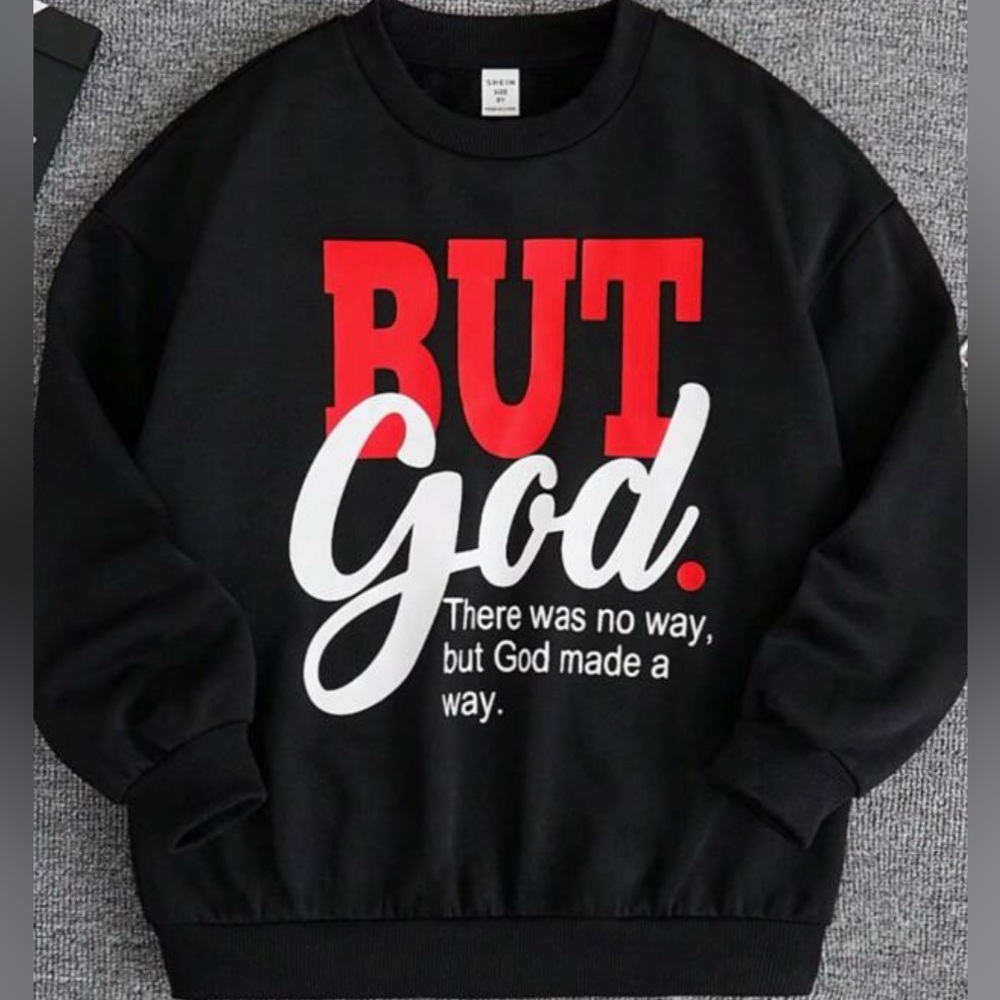 SHEIN Kids HYPEME Tween Slogan
Graphic Thermal Lined Sweatshirt (Size 11-12Y)